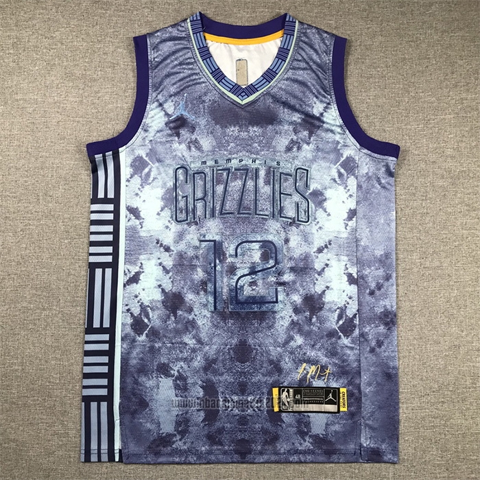 Camiseta Memphis Grizzlies Ja Morant #12 Select Series 2023 Azul